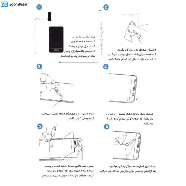 محافظ صفحه نمایش اپیکوی مدل Hydrogel مناسب برای گوشی موبایل سامسونگ Galaxy Note9/Note8