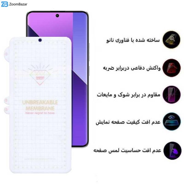 محافظ صفحه نمایش اپیکوی مدل Hydrogel مناسب برای گوشی موبایل شیائومی Redmi Note 13 Pro Plus/ Mi 12 Pro/ Galaxy A71