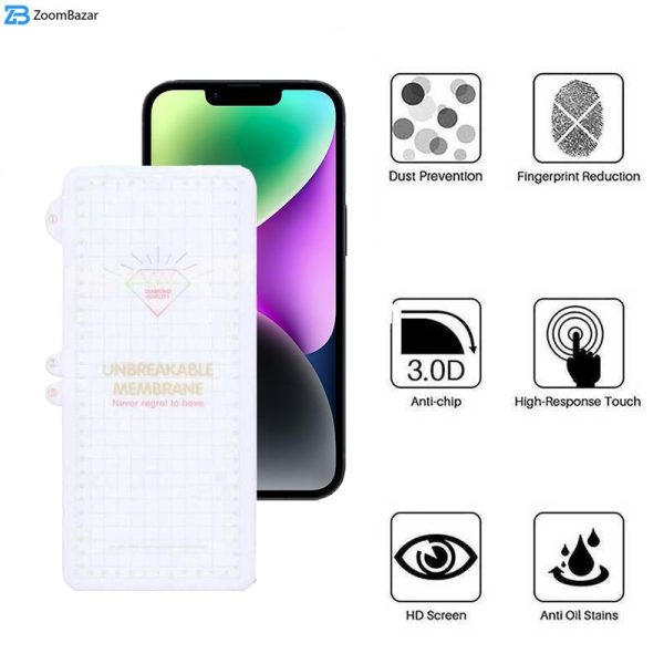 محافظ صفحه نمایش اپیکوی مدل Hydrogel مناسب برای گوشی موبایل اپل iPhone 14 / 13