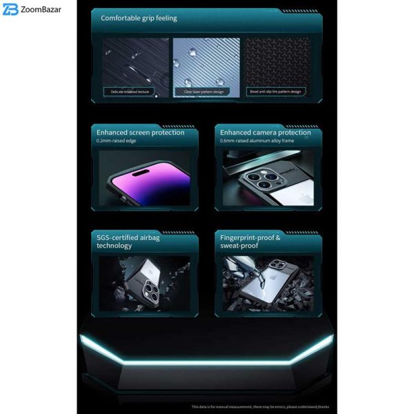 کاور اپیکوی مدل Xundd Cyber مناسب برای گوشی موبایل اپل iPhone 15 Pro
