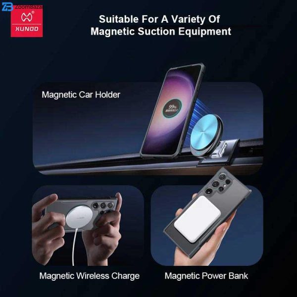 کاور اپیکوی مدل Xundd Magnetic Holder مناسب برای گوشی موبایل سامسونگ Galaxy S24 Plus