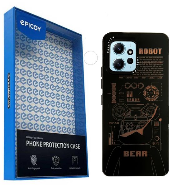 کاور اپیکوی مدل Robot Bear مناسب برای گوشی موبایل شیائومی Redmi Note 12 4G