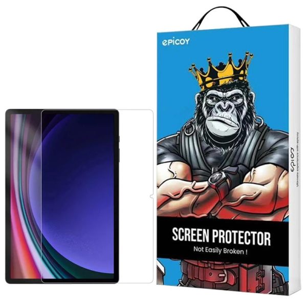 محافظ صفحه نمایش 5D اپیکوی مدل Super Power مناسب برای تبلت سامسونگ Galaxy Tab S9 FE Plus/S9 Plus/S8 Plus/S7 Plus/S7 FE