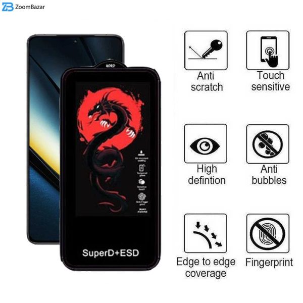 محافظ صفحه نمایش اپیکوی مدل Dragon ESD مناسب برای گوشی موبایل شیائومی Poco F6 Pro/ Poco F6/ Redmi Turbo 3