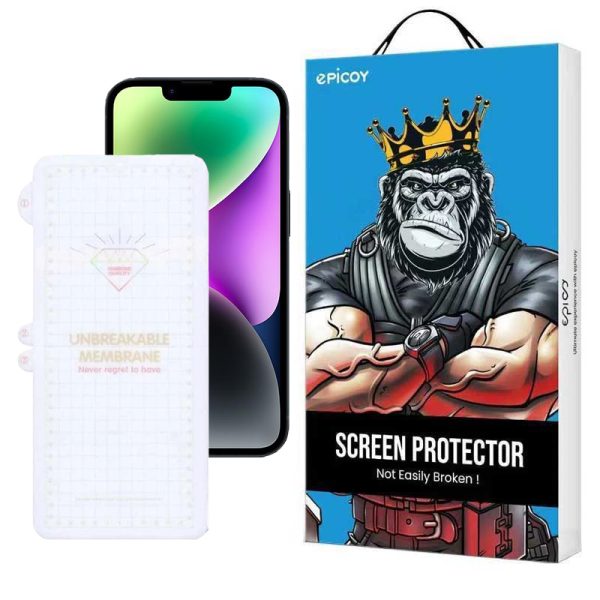 محافظ صفحه نمایش اپیکوی مدل Hydrogel مناسب برای گوشی موبایل اپل iPhone 14 / 13