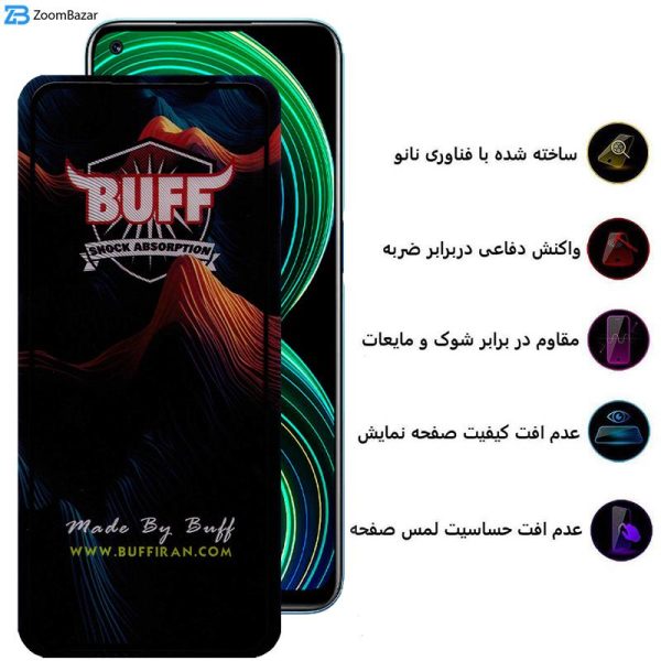 محافظ صفحه نمایش بوف مدل Mountain-G مناسب برای گوشی موبایل ریلمی 8 5G/7 5G/6s/6/X7 Pro 5G/Narzo 30 4G/5G /Narzo 20 Pro