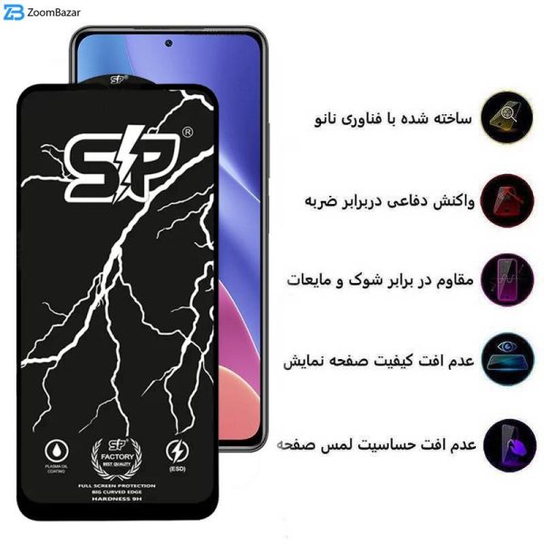 محافظ صفحه نمایش اپیکوی مدل SP Factory مناسب برای گوشی موبایل شیائومی Redmi K40 Ultra/K40 Gaming/K40 Pro Plus/K40 Pro/K40S/K40