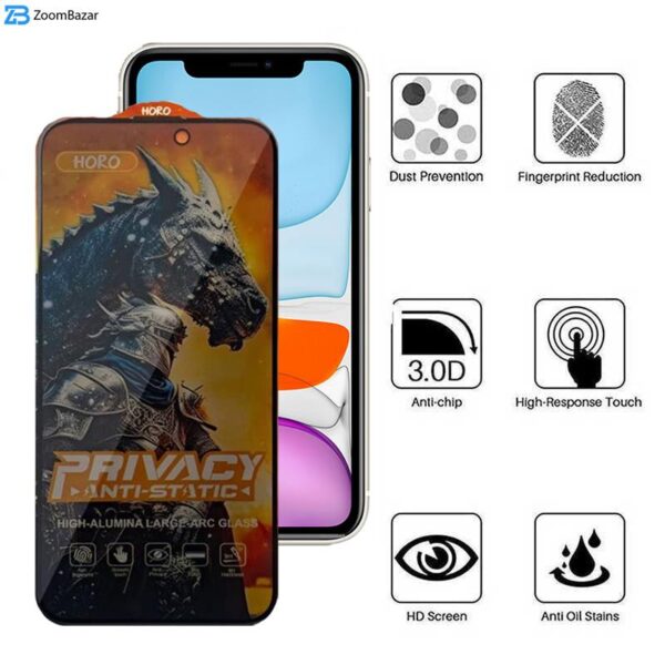 محافظ صفحه نمایش اِپیکوی مدل Knight Privacy مناسب برای گوشی موبایل اپل iPhone 11/XR