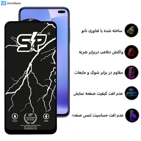 محافظ صفحه نمایش اپیکوی مدل SP Factory مناسب برای گوشی موبایل شیائومی Redmi K30/Poco F2 Pro/Poco X2/Mi 10T Pro 5G/Mi 10T 5G