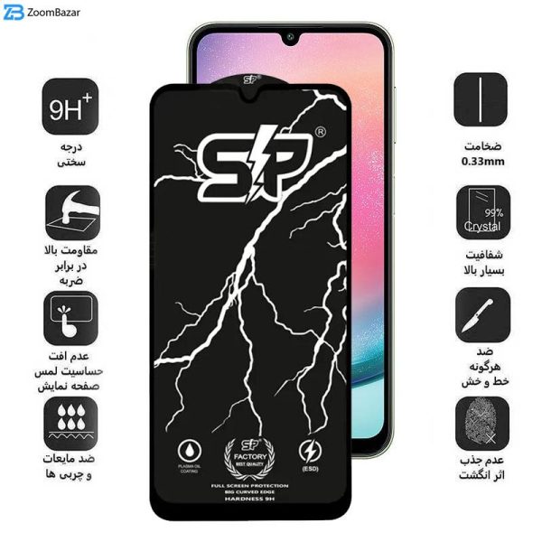 محافظ صفحه نمایش اپیکوی مدل SP Factory مناسب برای گوشی موبایل سامسونگ Galaxy A24 4G/A25/A15 4G/5G /F34