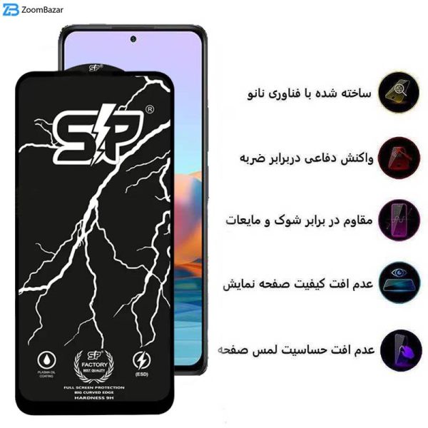 محافظ صفحه نمایش اپیکوی مدل SP Factory مناسب برای گوشی موبایل شیائومی Xiaomi Redmi Note 10 Pro Max/Note 10 Pro 4G (India)/Note 10 Pro 4G(Internationa)/Note 10 Lite