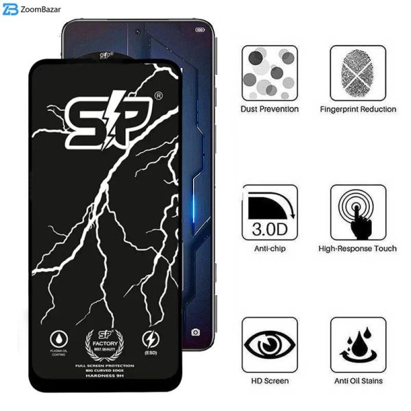 محافظ صفحه نمایش اپیکوی مدل SP Factory مناسب برای گوشی موبایل شیائومی Black Shark 5 Pro 5G/ Shark 5 5G/ Shark 4 Pro 5G/ Shark 4 5G/ Shark 3 5G/ Shark 3S 5G