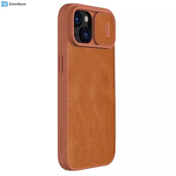 کیف کلاسوری نیلکین مدل Qin Pro Leather مناسب برای گوشی موبایل اپل iPhone 15