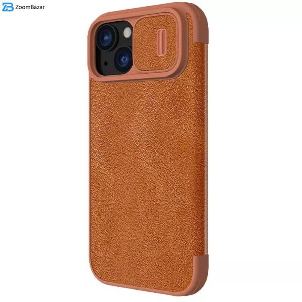 کیف کلاسوری نیلکین مدل Qin Pro Leather مناسب برای گوشی موبایل اپل iPhone 15