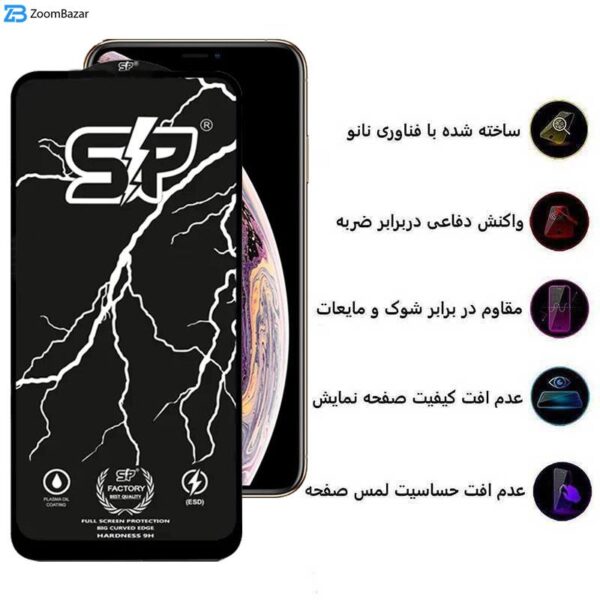 محافظ صفحه نمایش اپیکوی مدل SP Factory مناسب برای گوشی موبایل اپل iPhone 11 Pro Max/Xs max