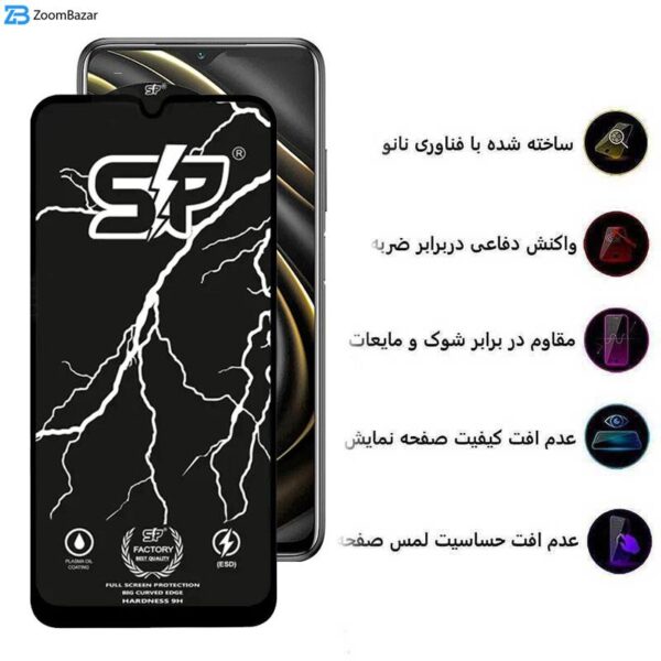 محافظ صفحه نمایش اپیکوی مدل SP Factory مناسب برای گوشی موبایل شیائومی Poco M3/Poco M2 Reloaded/Poco M2 4G