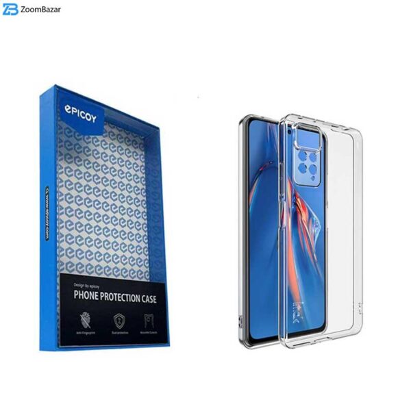 کاور اپیکوی مدل Transparent Clear مناسب برای گوشی موبایل شیائومی Redmi Note 11 Pro 4G