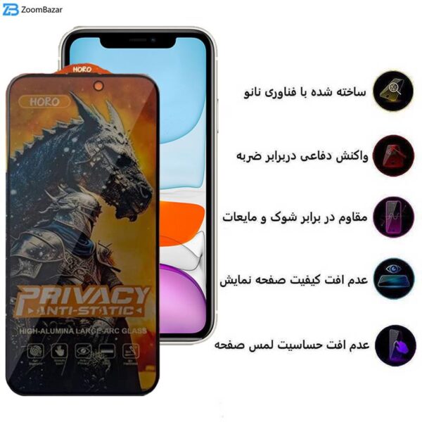 محافظ صفحه نمایش اِپیکوی مدل Knight Privacy مناسب برای گوشی موبایل اپل iPhone 11/XR