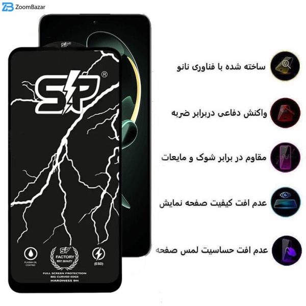 محافظ صفحه نمایش اپیکوی مدل SP Factory مناسب برای گوشی موبایل شیائومی Redmi K60 Ultra/K60 Pro/K60E/K60