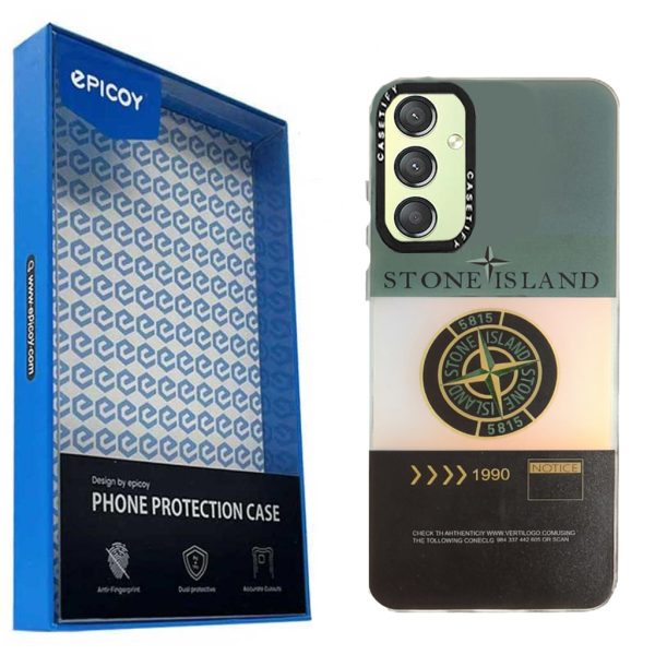 کاور اپیکوی مدل Stone Island مناسب برای گوشی موبایل سامسونگ Galaxy A24 4G