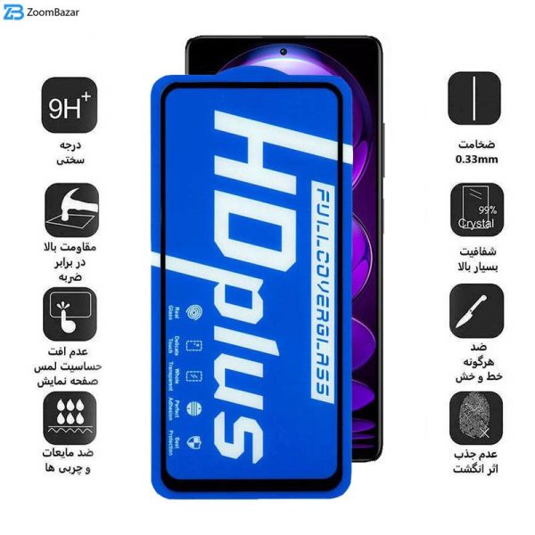 محافظ صفحه نمایش اپیکوی مدل HD Plus مناسب برای گوشی موبایل شیائومی Xiaomi Redmi Note 12 Explorer/Note 12 Discovery/Note 12 Pro Speed/Note 12R Pro/Note 12 Turbo