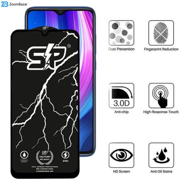 محافظ صفحه نمایش اپیکوی مدل SP Factory مناسب برای گوشی موبایل شیائومی Redmi Note 9 4G/ Note 8 Pro/ 9 Prime 4G/ 9/ 9 Power 4G/10A