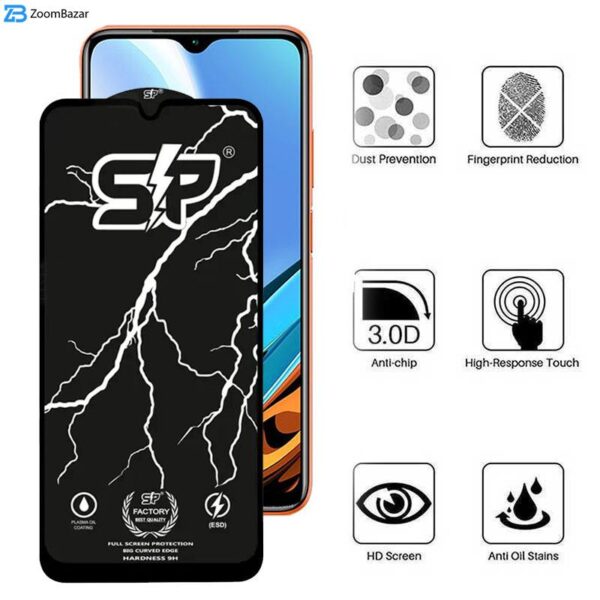 محافظ صفحه نمایش اپیکوی مدل SP Factory مناسب برای گوشی موبایل شیائومی Redmi 9C/ 9T/ 9C / 9/ 9A Sport/ 9A