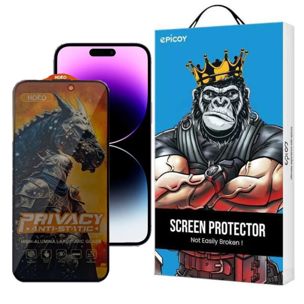 محافظ صفحه نمایش حریم شخصی اپیکوی مدل Knight Privacy مناسب برای گوشی موبایل اپل iPhone 14 Pro Max