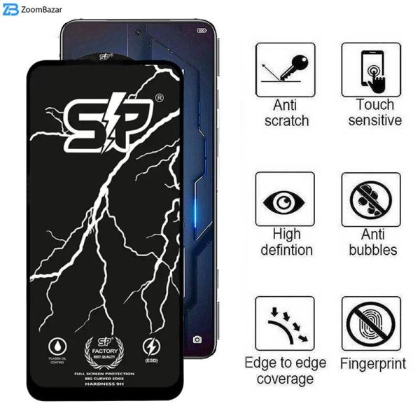 محافظ صفحه نمایش اپیکوی مدل SP Factory مناسب برای گوشی موبایل شیائومی Black Shark 5 Pro 5G/ Shark 5 5G/ Shark 4 Pro 5G/ Shark 4 5G/ Shark 3 5G/ Shark 3S 5G