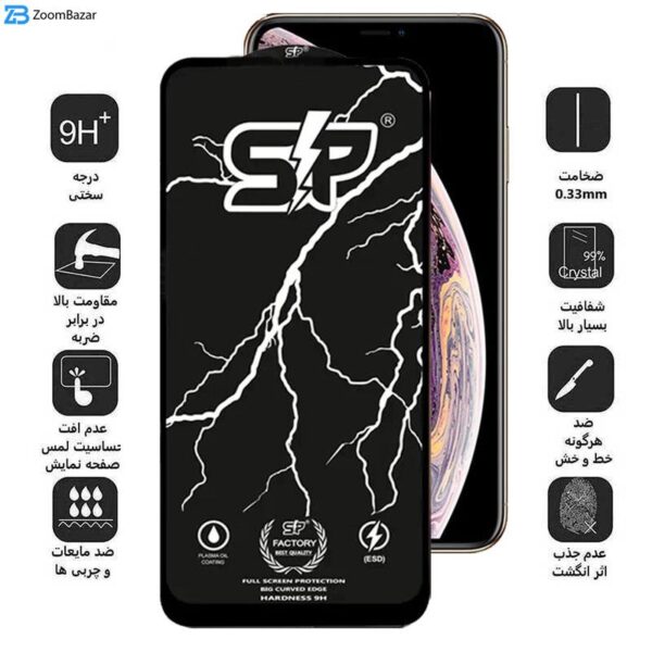 محافظ صفحه نمایش اپیکوی مدل SP Factory مناسب برای گوشی موبایل اپل iPhone 11 Pro Max/Xs max