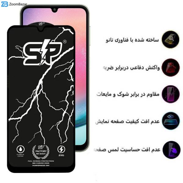 محافظ صفحه نمایش اپیکوی مدل SP Factory مناسب برای گوشی موبایل سامسونگ Galaxy A24 4G/A25/A15 4G/5G /F34