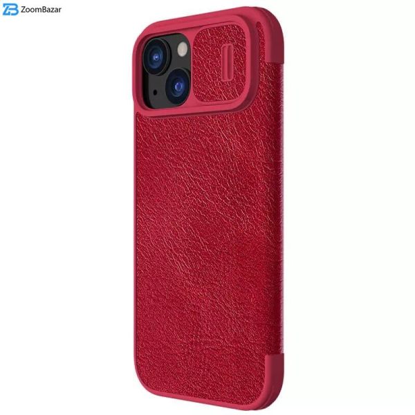 کیف کلاسوری نیلکین مدل Qin Pro Leather مناسب برای گوشی موبایل اپل iPhone 15