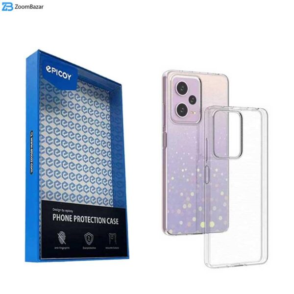 کاور اپیکوی مدل Transparent Clear مناسب برای گوشی موبایل شیائومی Poco X5 Pro/ Redmi Note 12 Pro 5G