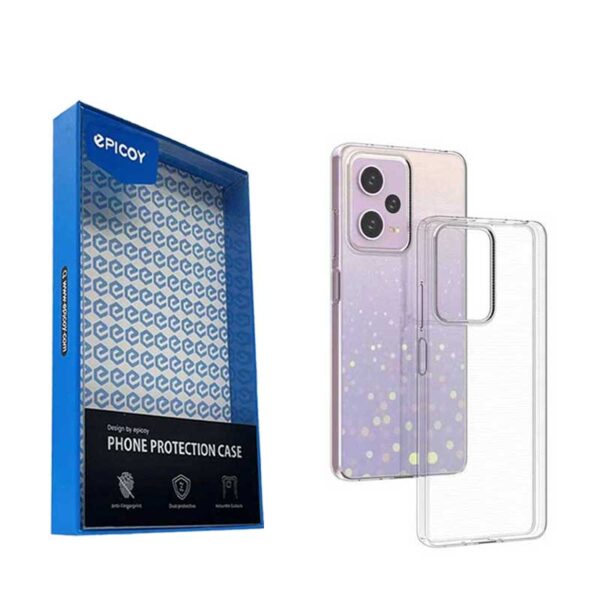 کاور اپیکوی مدل Transparent Clear مناسب برای گوشی موبایل شیائومی Poco X5 Pro/ Redmi Note 12 Pro 5G