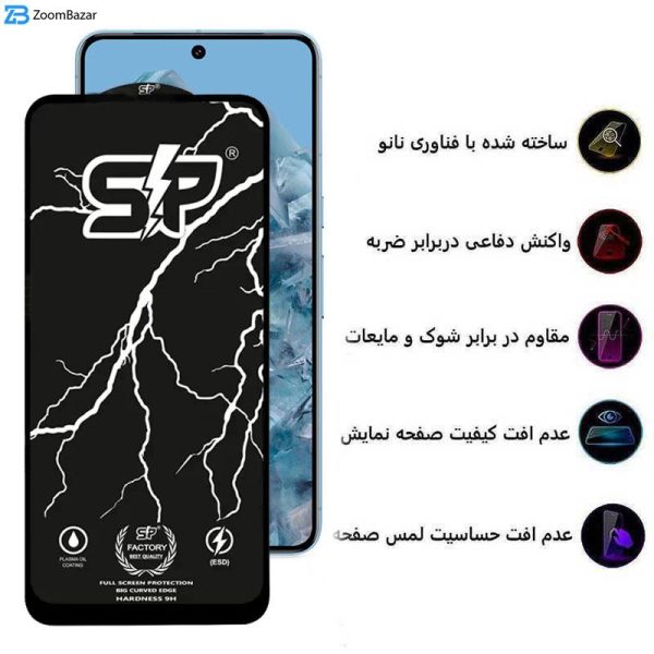 محافظ صفحه نمایش اپیکوی مدل SP Factory مناسب برای گوشی موبایل گوگل Pixel 8 Pro/ 7 Pro