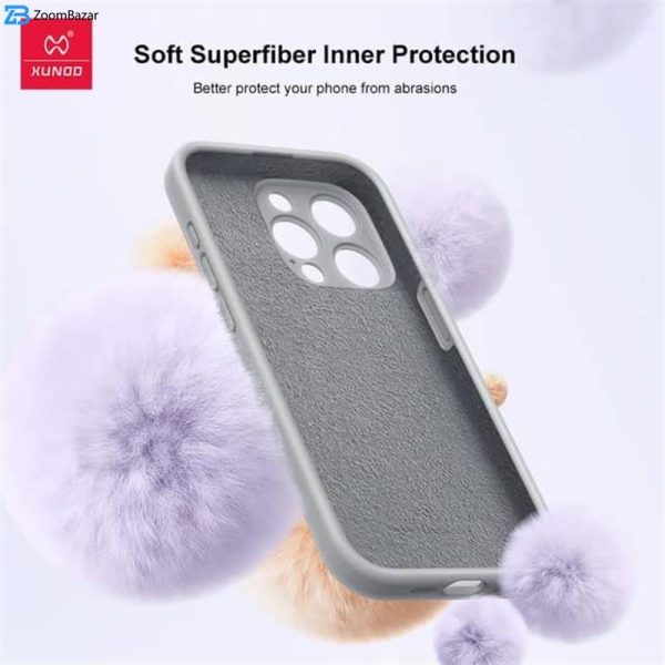 کاور اپیکوی مدل Xundd Liquid silicone Magnetic Holder مناسب برای گوشی موبایل اپل iPhone 15 Pro Max