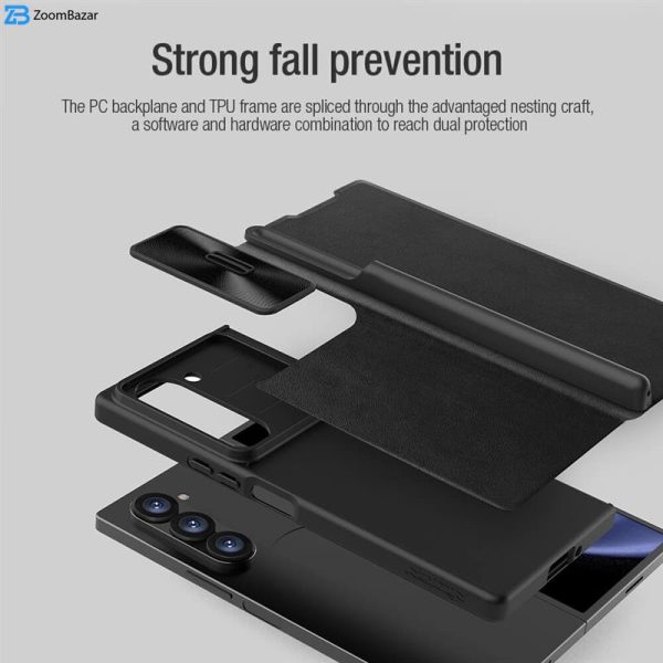 کیف کلاسوری نیلکین مدل Qin Pro Leather مناسب برای گوشی موبایل سامسونگ Galaxy Z Fold 6