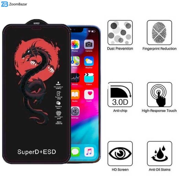 محافظ صفحه نمایش اپیکوی مدل Dragon ESD مناسب برای گوشی موبایل اپل iPhone Xs Max /11 Pro Max