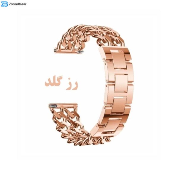 بند اپیکوی مدل Cartier Chains-20mm مناسب برای ساعت هوشمند سامسونگ Galaxy Watch 4/5/6/ َActive1/2