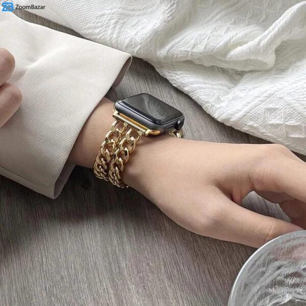 بند اپیکوی مدل Cartier Chains-20mm مناسب برای ساعت هوشمند سامسونگ Galaxy Watch 4/5/6/ َActive1/2