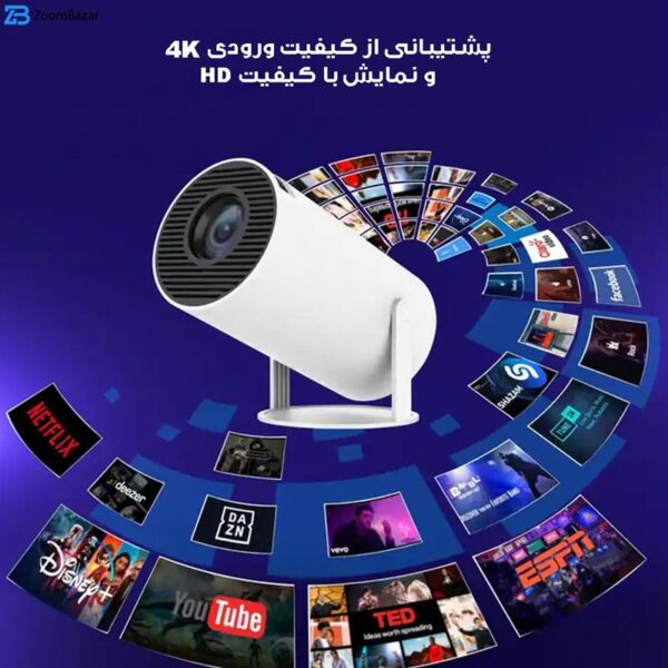 ویدئو پروژکتور مدل HY-300 Android