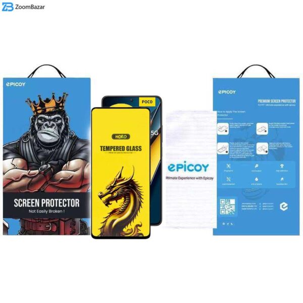 محافظ صفحه نمایش اپیکوی مدل Golden Dragon مناسب برای گوشی موبایل شیائومی Poco X6 Pro 5G/ X6 5G/ M6 Pro 4G