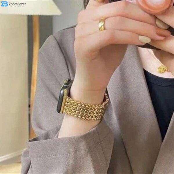 بند اپیکوی مدل Cartier luxury مناسب برای اپل واچ 42/44/45/49 میلی متری