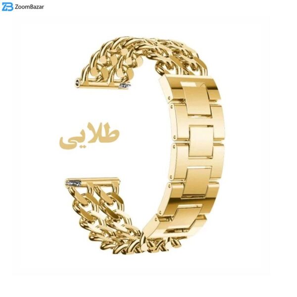 بند اپیکوی مدل Cartier Chains-20mm مناسب برای ساعت هوشمند سامسونگ Galaxy Watch 4/5/6/ َActive1/2