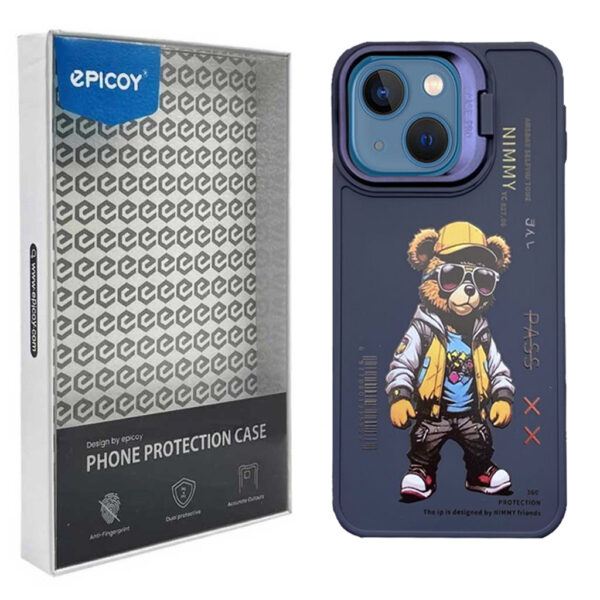 کاور اپیکوی مدل Paddington Bear مناسب برای گوشی موبایل اپل iPhone 13/14