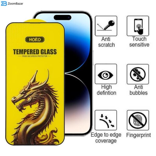 محافظ صفحه نمایش اپیکوی مدل Golden Dragon مناسب برای گوشی موبایل اپل iPhone 14 Pro