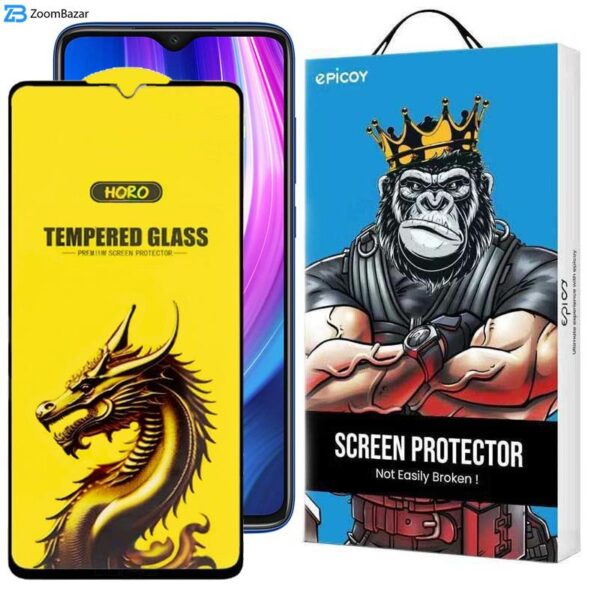 محافظ صفحه نمایش اپیکوی مدل Golden Dragon مناسب برای گوشی موبایل شیائومی Redmi Note 8 Pro / Note 9 4G/ Redmi 9 Prime 4G/ 9/ 9 Power 4G/ 10A