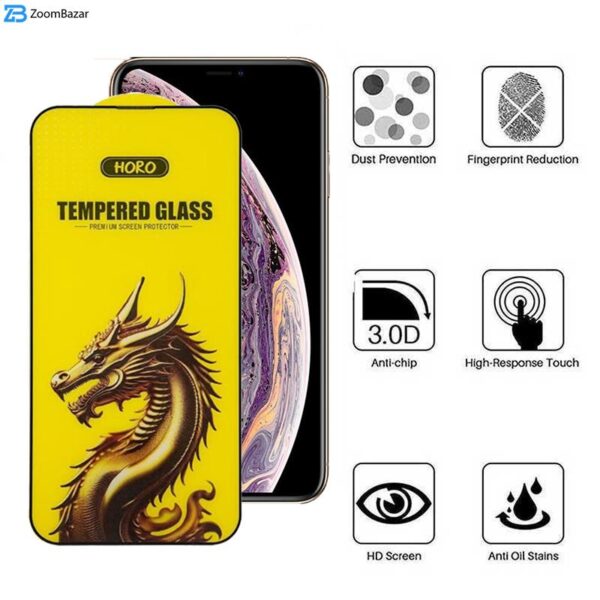 محافظ صفحه نمایش اپیکوی مدل Golden Dragon مناسب برای گوشی موبایل اپل iPhone 11 Pro/ XS / X