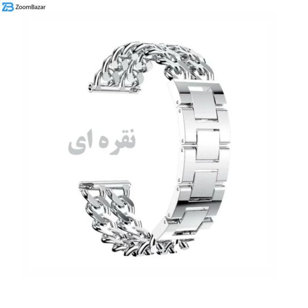 بند اپیکوی مدل Cartier Chains-20mm مناسب برای ساعت هوشمند سامسونگ Galaxy Watch 4/5/6/ َActive1/2