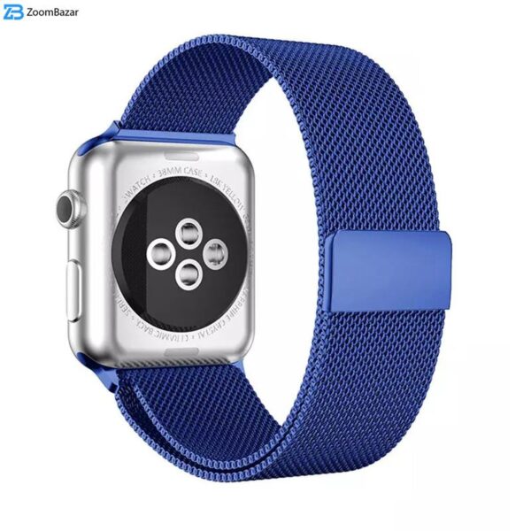 بند اپیکوی مدل Milanese Loop مناسب برای اپل واچ سری 1/2/3/4/5/6/7/8/SE/Ultra سایز 42/44/45/49 میلی متری